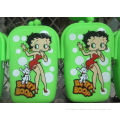 Pms Color Silk Printed Sexy Lady Silicone Cellphone Packaging Coin Purse Bag